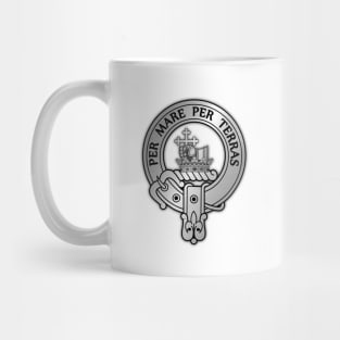 Clan MacDonald Crest & Tartan Mug